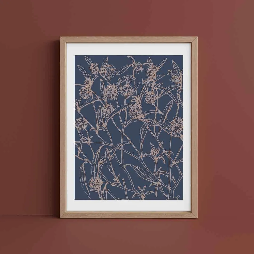 Botanical Illustration Art Print 002 by Chella Prints