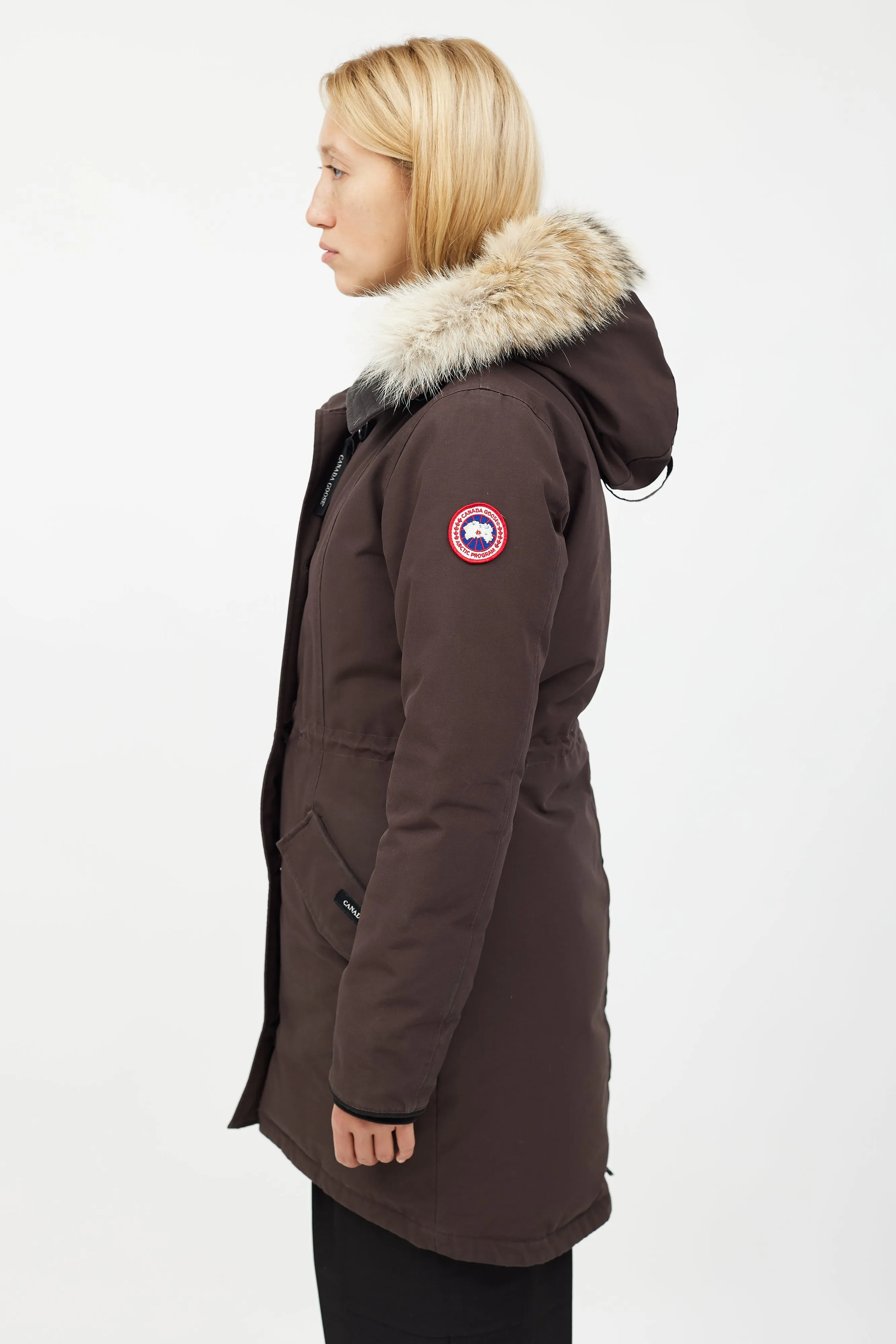 Brown Fur Hood Parka