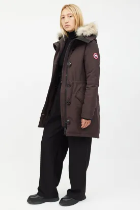 Brown Fur Hood Parka