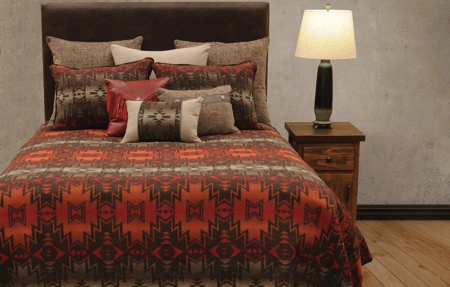 Burnt Luminaria Accent Pillow