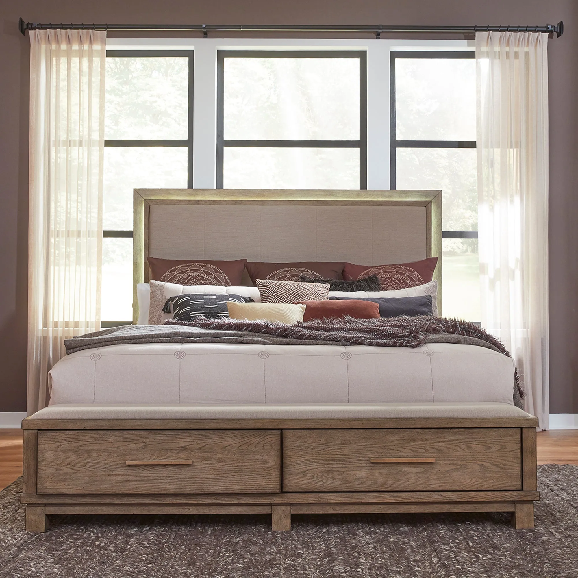 Canyon Road 876-BR-QSB Queen Storage Bed