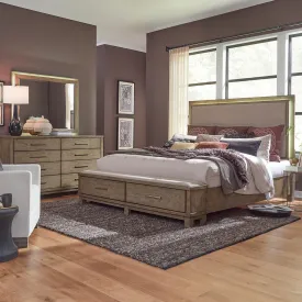 Canyon Road 876-BR-QSBDM Queen Storage Bed, Dresser & Mirror