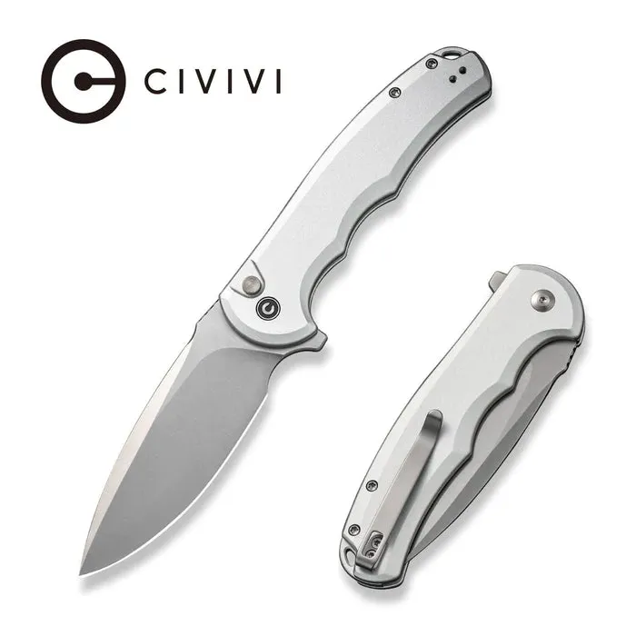 CIVIVI Button Lock Praxis Flipper Knife Aluminum Handle
