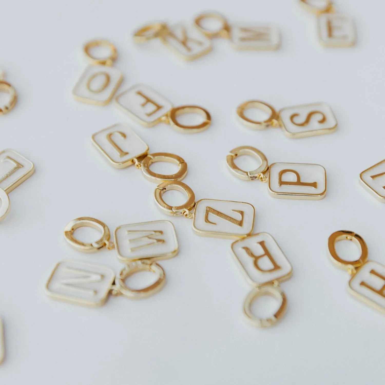 Classic Initial Charm (Gold)