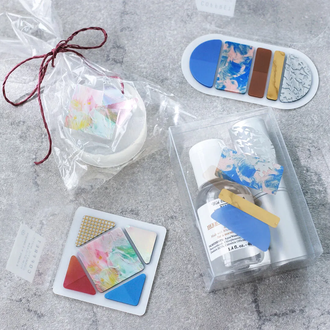 COFFRET CIRCLE Cosmetic Motif Film Sticker - Pink Float (COFC004)