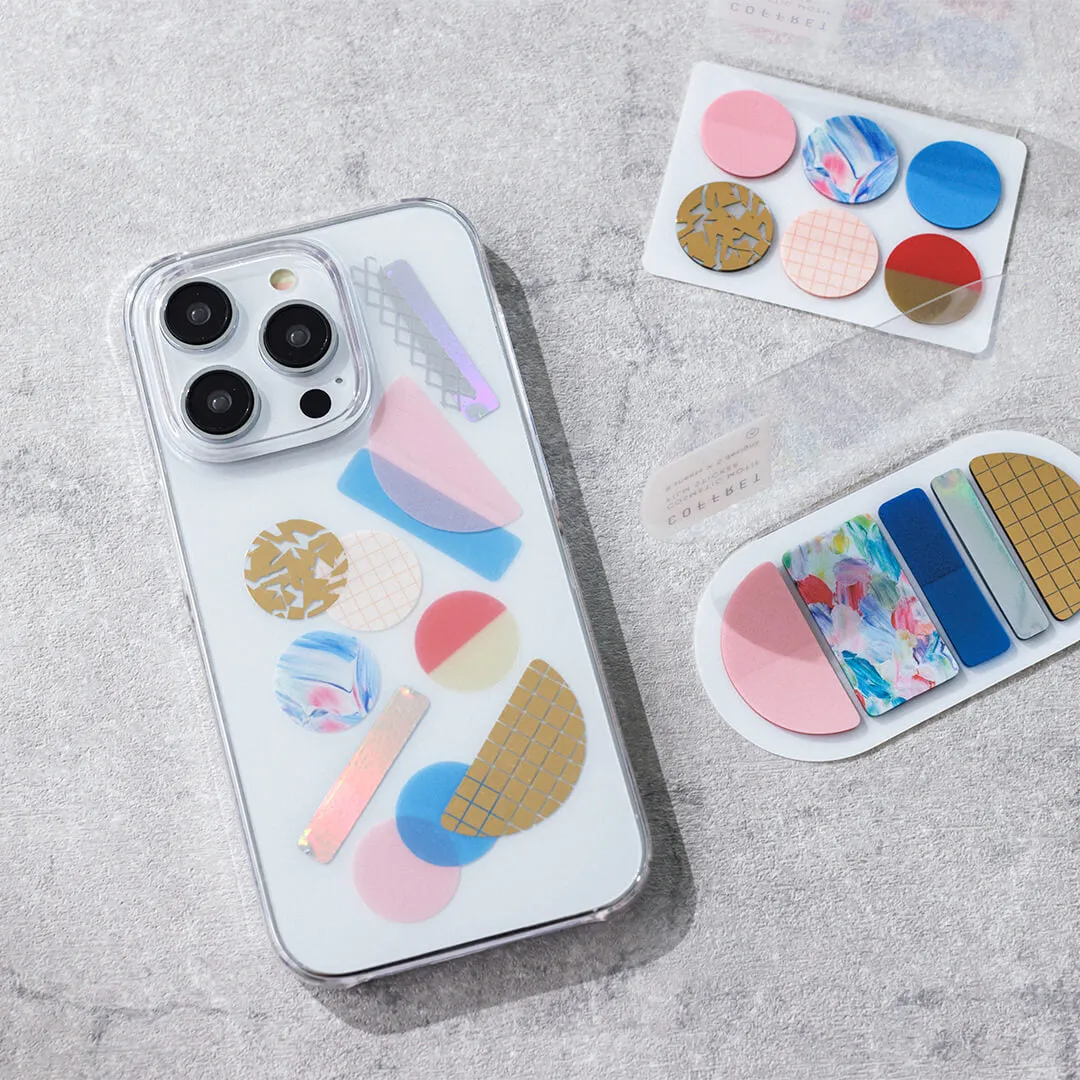 COFFRET CIRCLE Cosmetic Motif Film Sticker - Pink Float (COFC004)