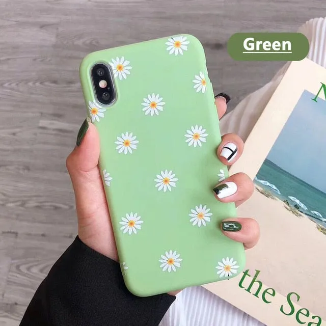 Daisy Flower Pattern Slim Case Cover