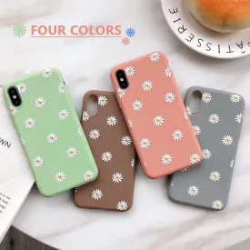 Daisy Flower Pattern Slim Case Cover