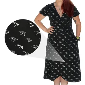 Darwin's Finches Faux Wrap Grace Dress