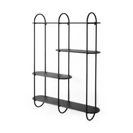 Decimus Wall Furniture Black Metal