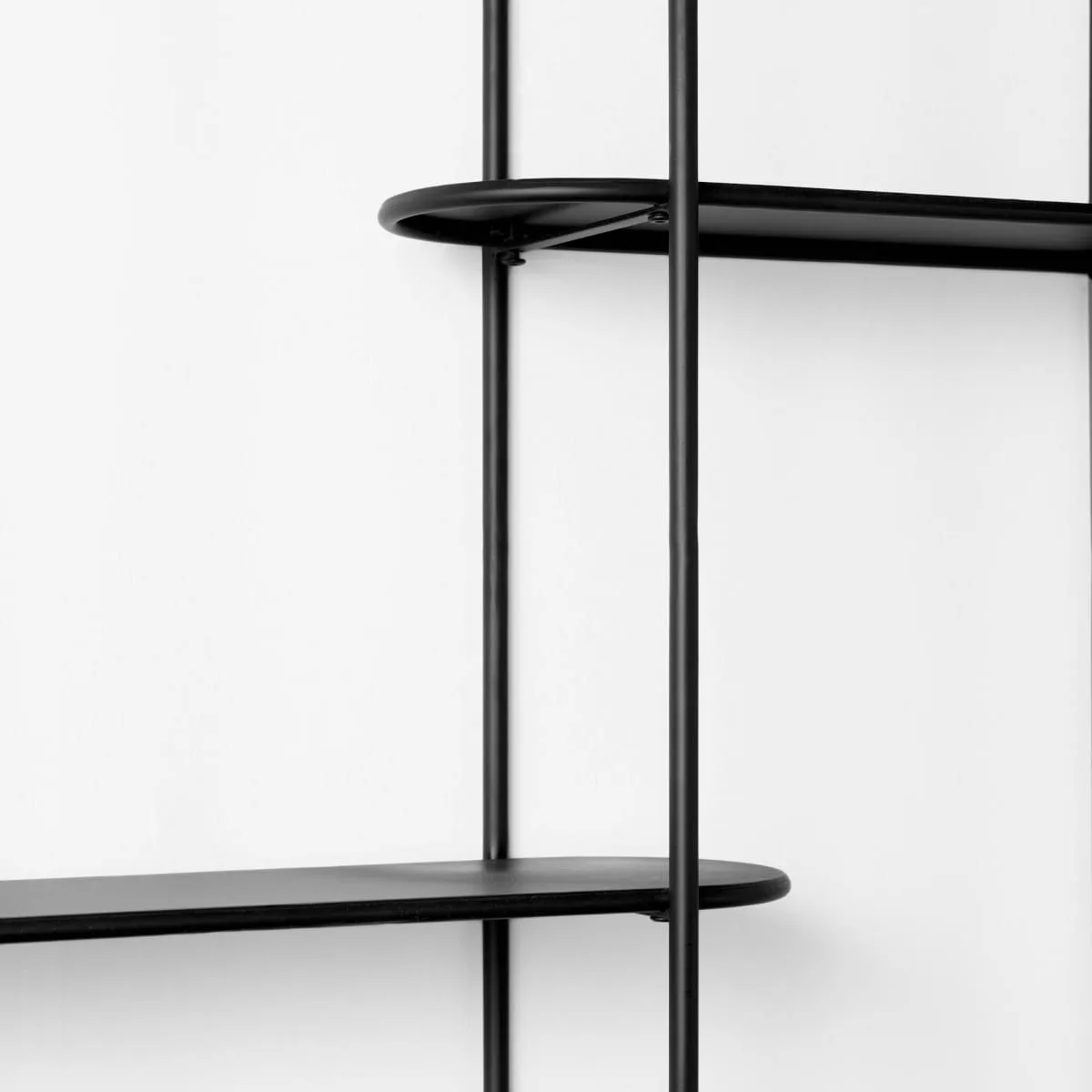 Decimus Wall Furniture Black Metal