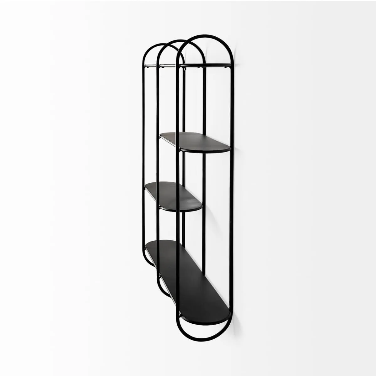 Decimus Wall Furniture Black Metal