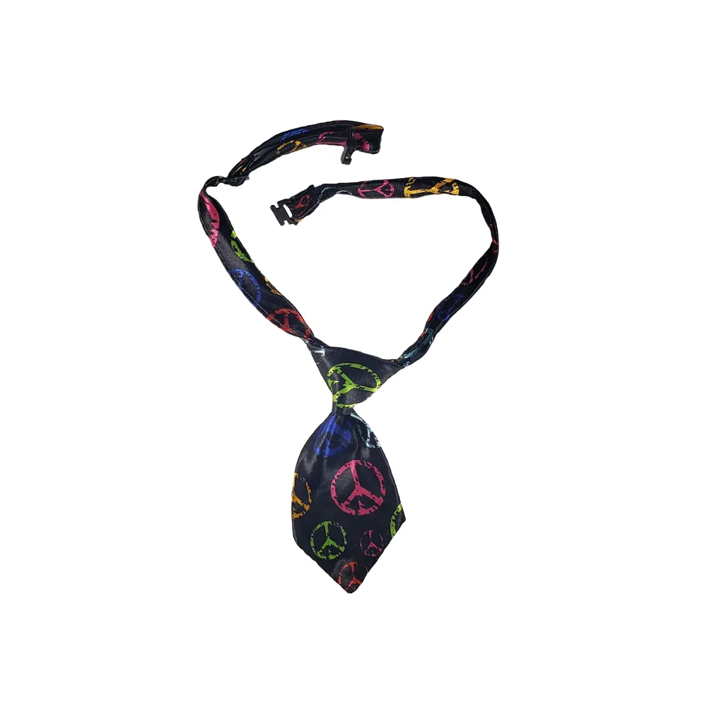 Dog Necktie - Peace Signs