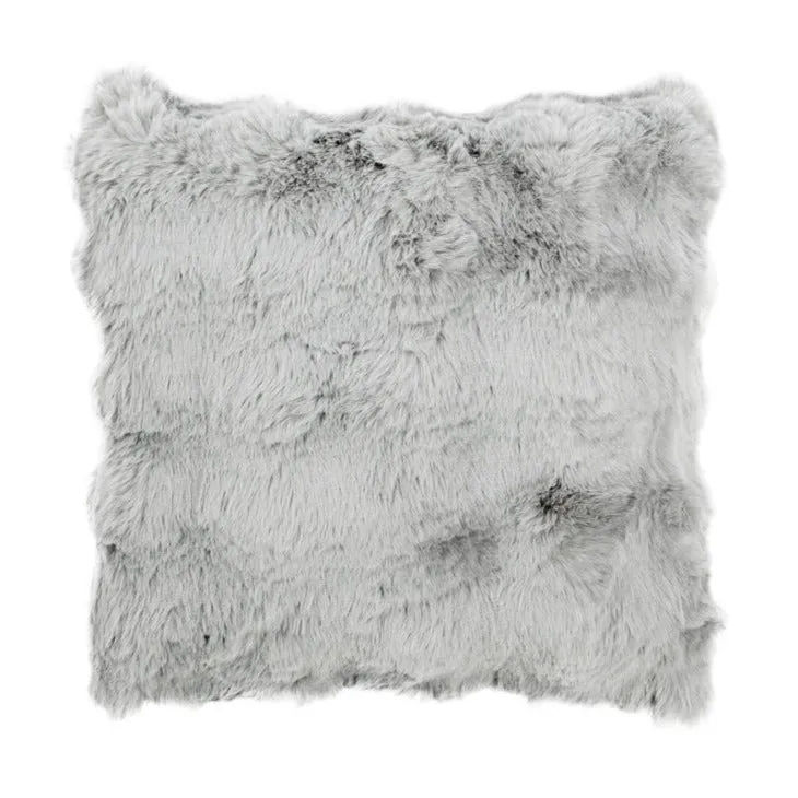 Faux Fur Scatter - Light Grey