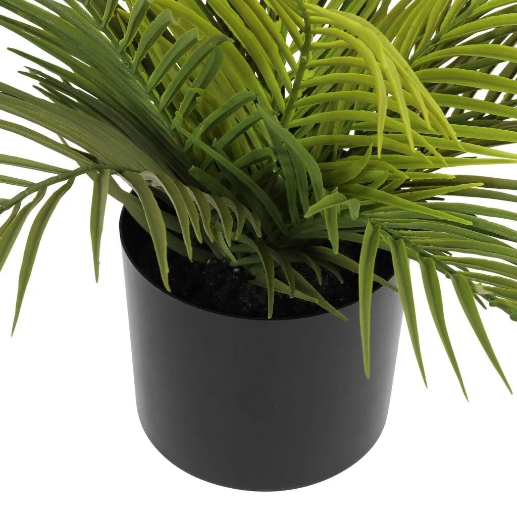 Faux Mini Palm Plant