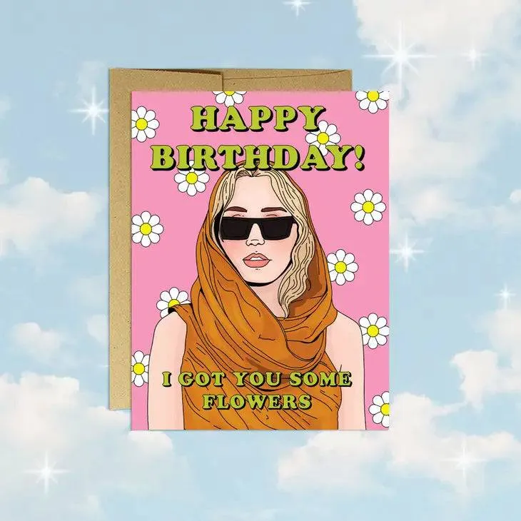 Flowers Happy Birthday | Greeting Card*