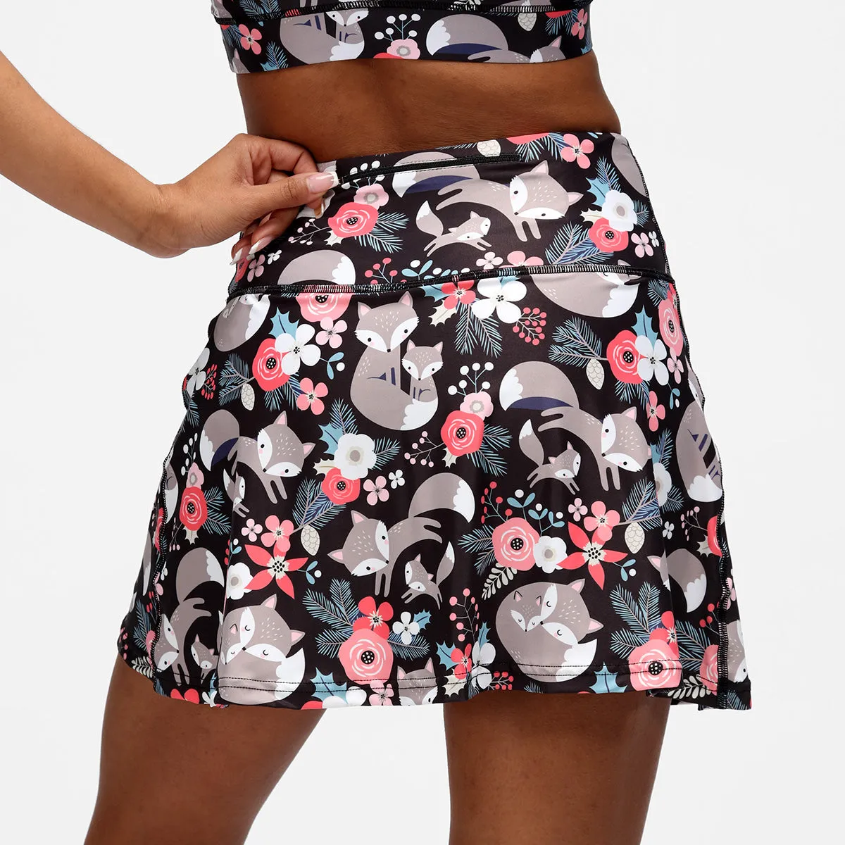 Foxy Floral Skort