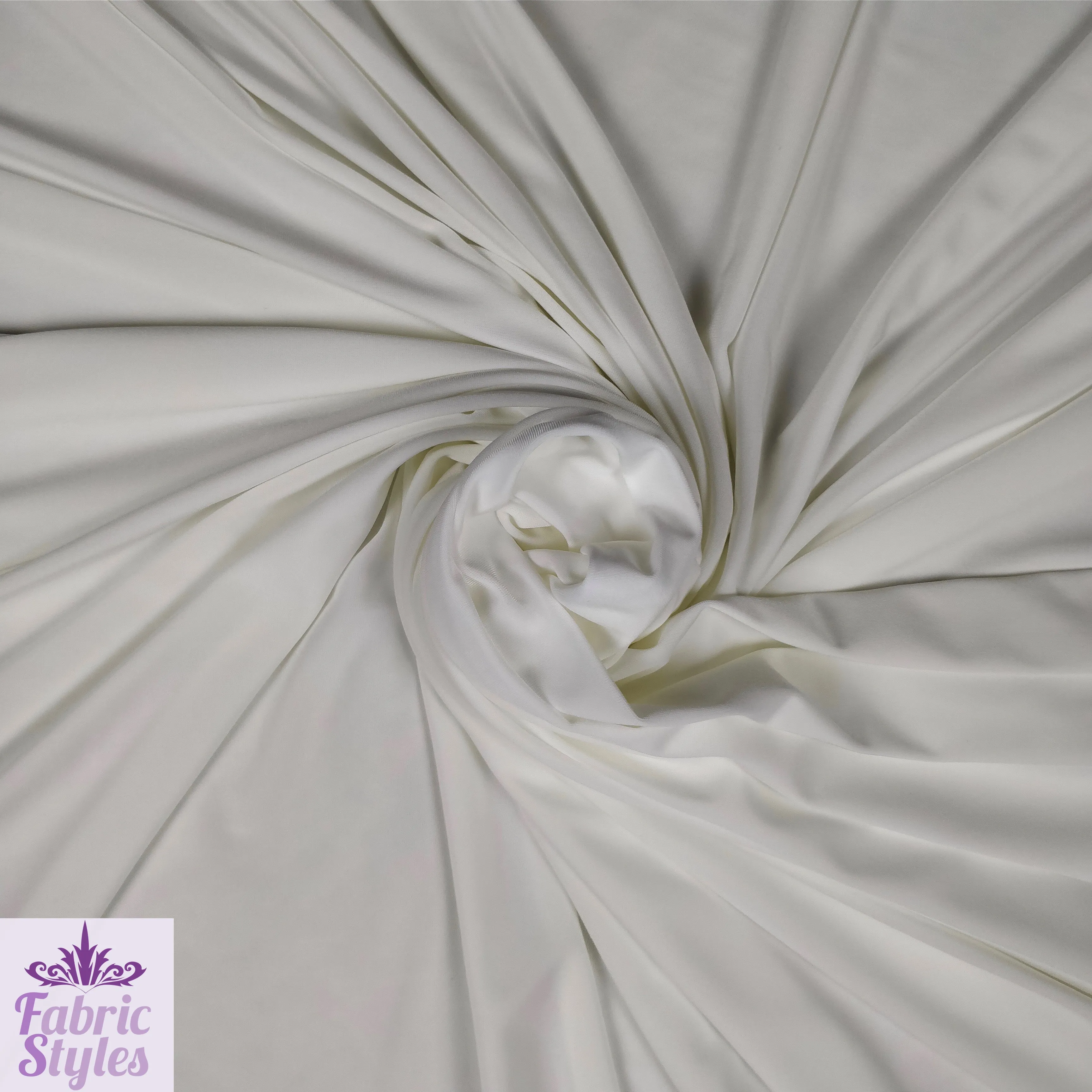 FS115 Solid Plain Soft Touch Fabric Silky Stretch Knit Fabric - More Than 15 Colours