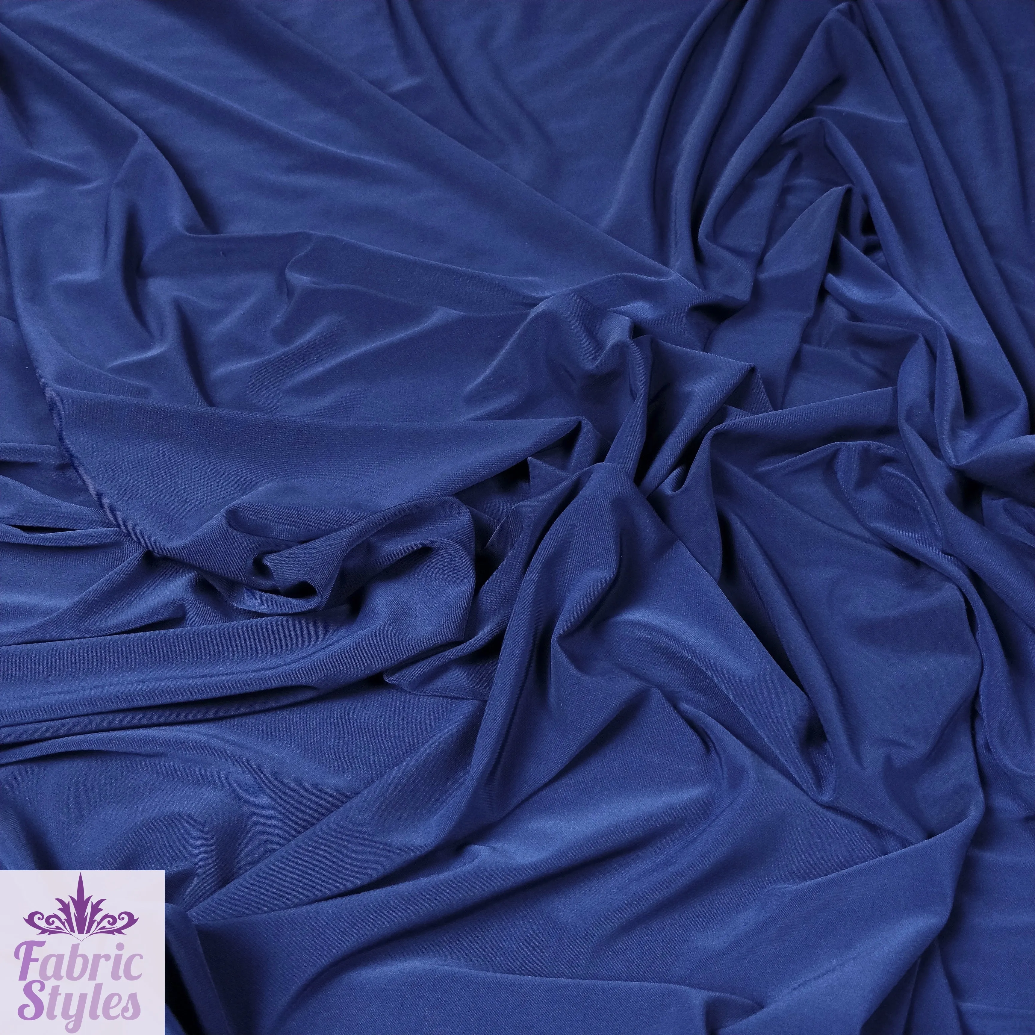 FS115 Solid Plain Soft Touch Fabric Silky Stretch Knit Fabric - More Than 15 Colours