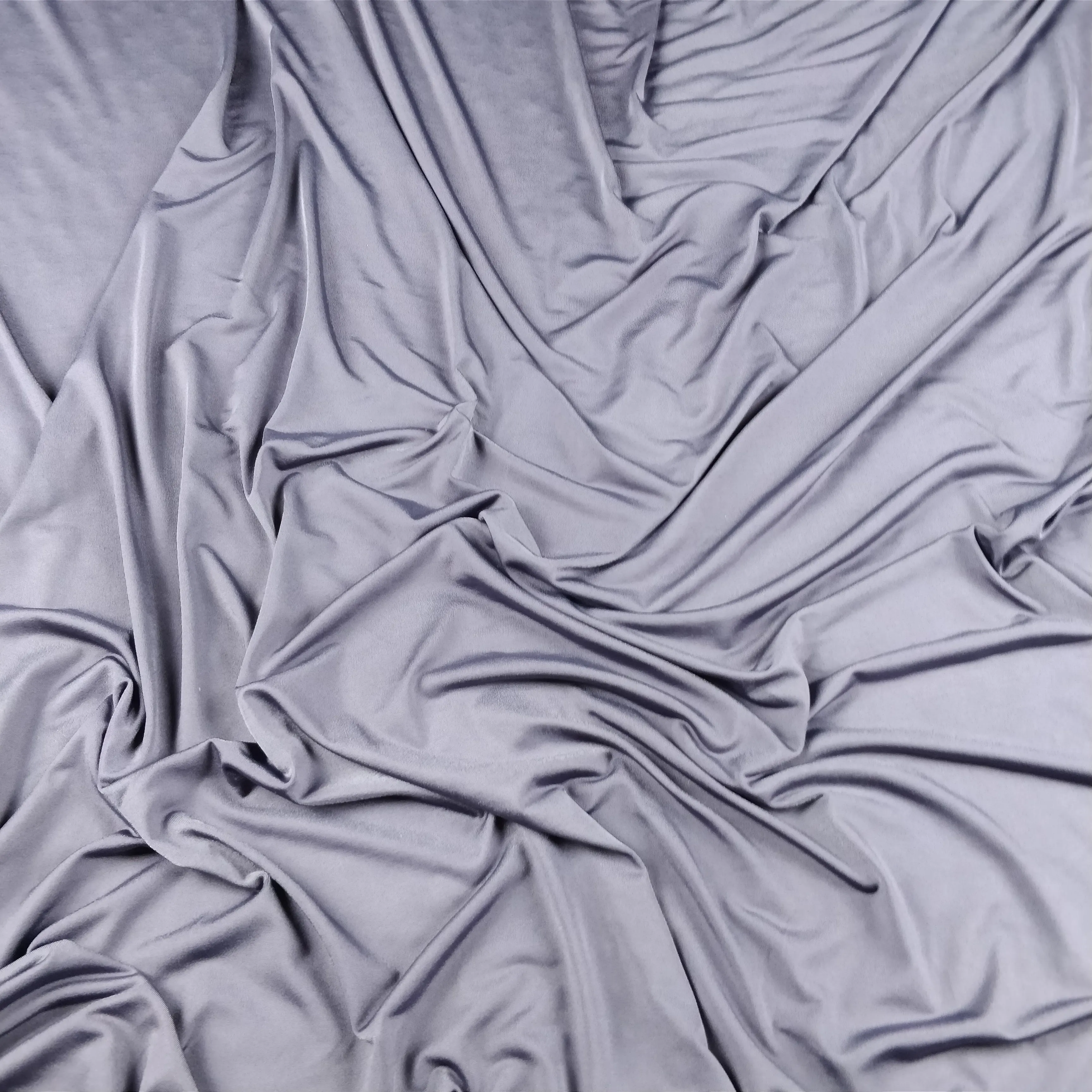 FS115 Solid Plain Soft Touch Fabric Silky Stretch Knit Fabric - More Than 15 Colours