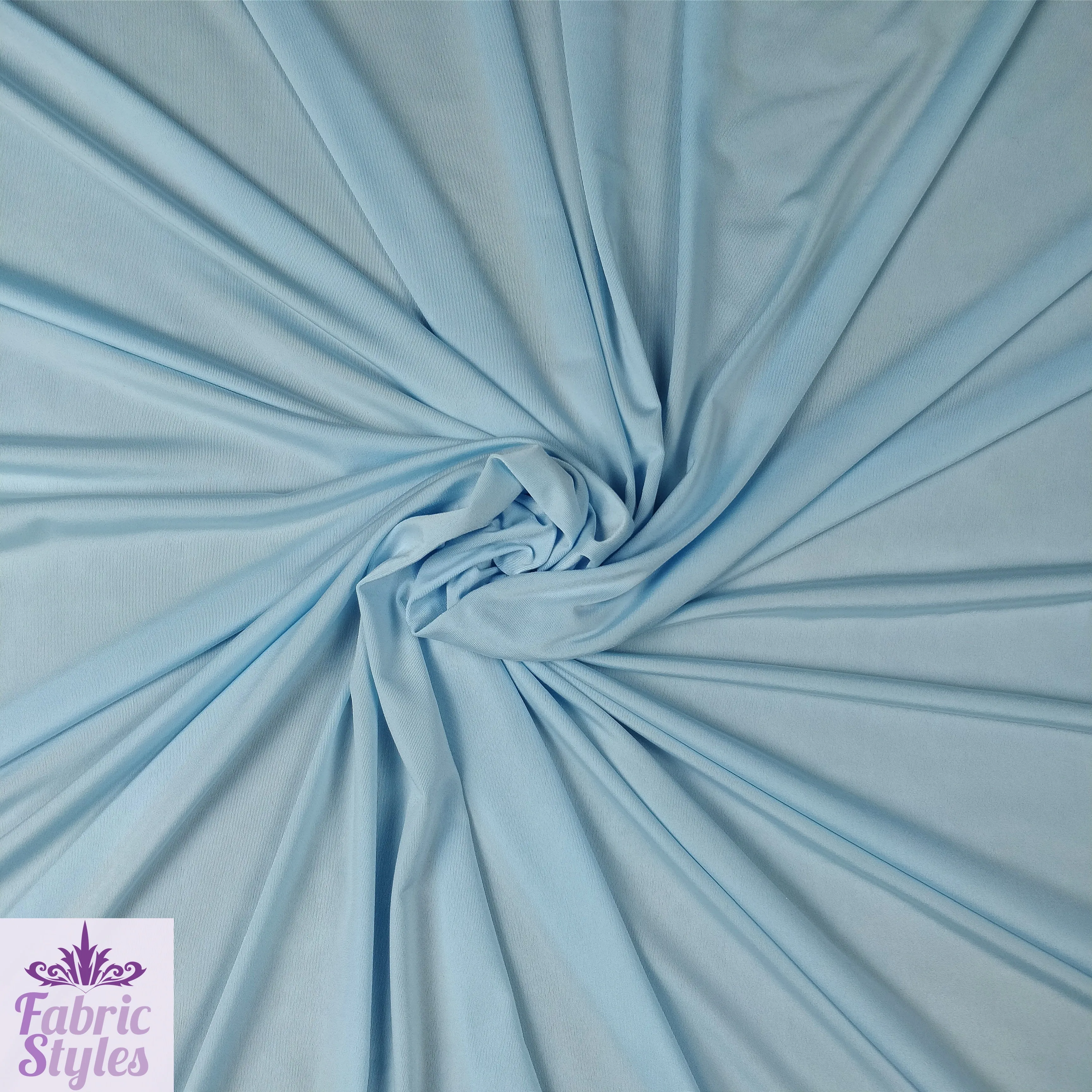 FS115 Solid Plain Soft Touch Fabric Silky Stretch Knit Fabric - More Than 15 Colours