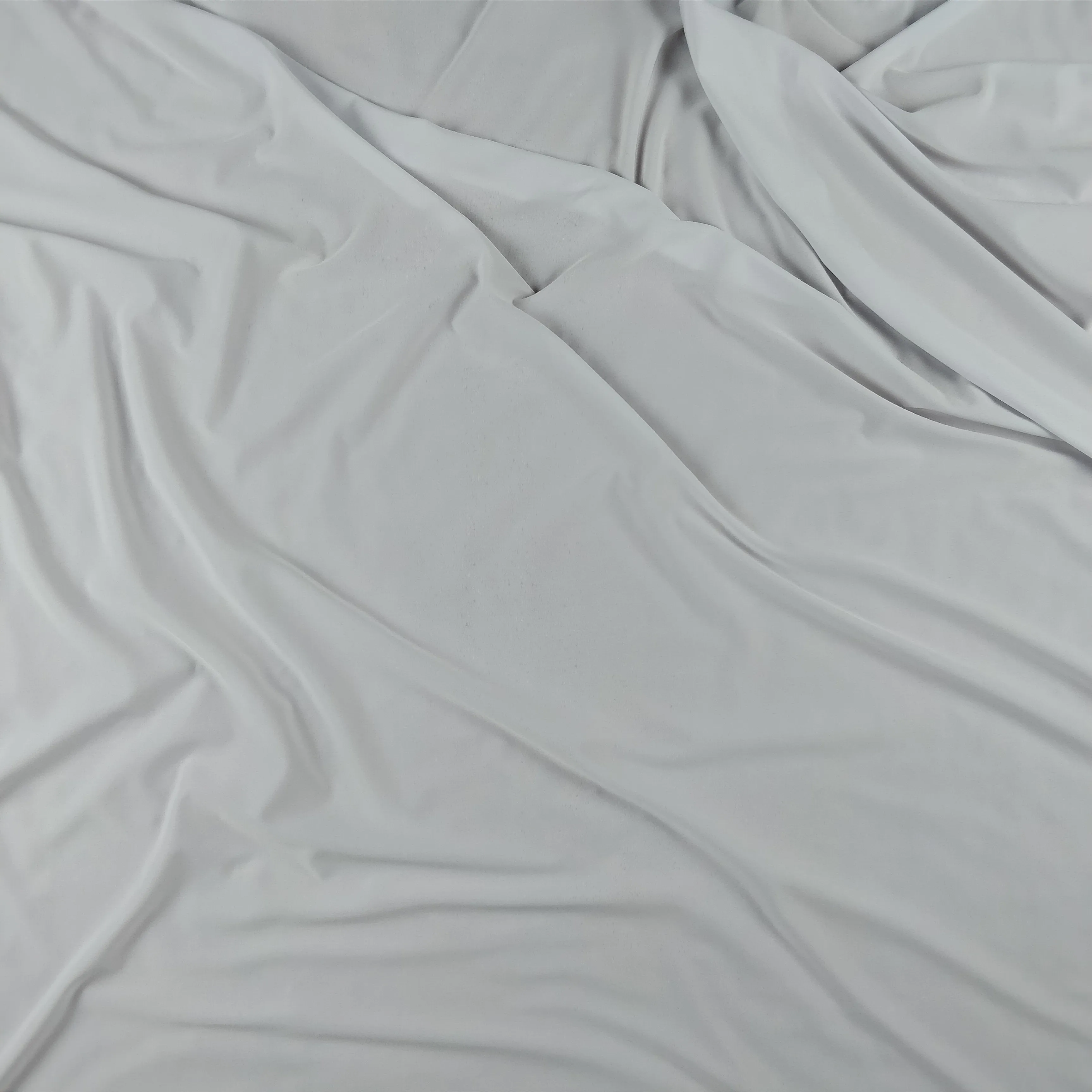 FS115 Solid Plain Soft Touch Fabric Silky Stretch Knit Fabric - More Than 15 Colours
