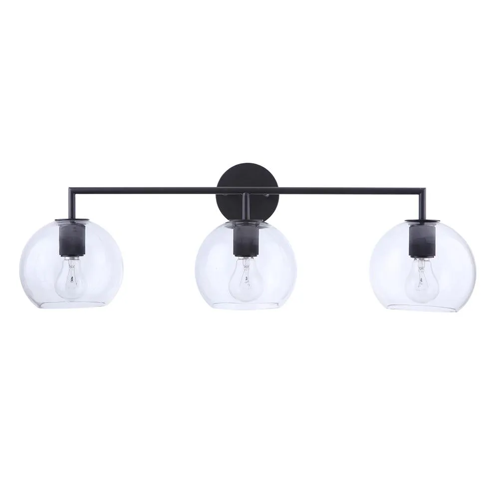 Gallagher 3 Light Vanity - Black