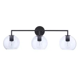 Gallagher 3 Light Vanity - Black