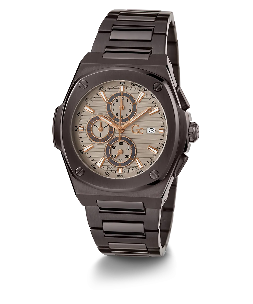 Gc Coussin Shape Chrono Metal