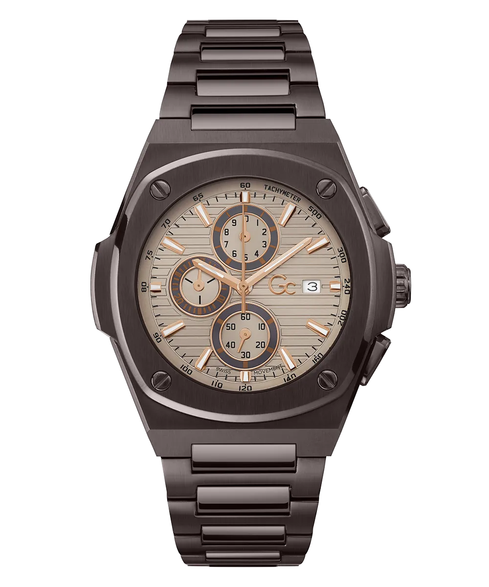 Gc Coussin Shape Chrono Metal