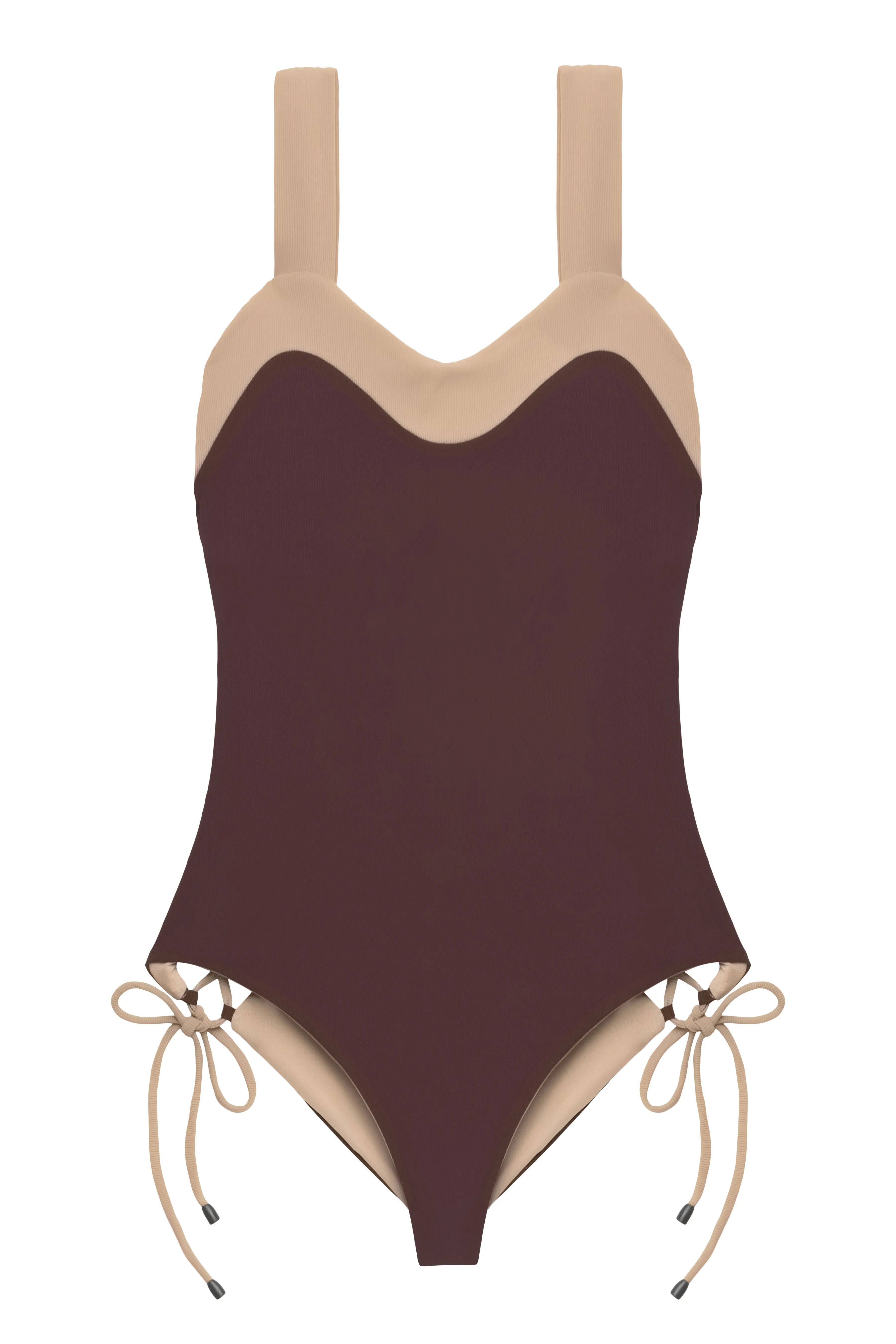 Gia Lace-Up Back Swimsuit