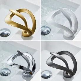 Gun Grey Creative Personality Waterfall Sink Faucet