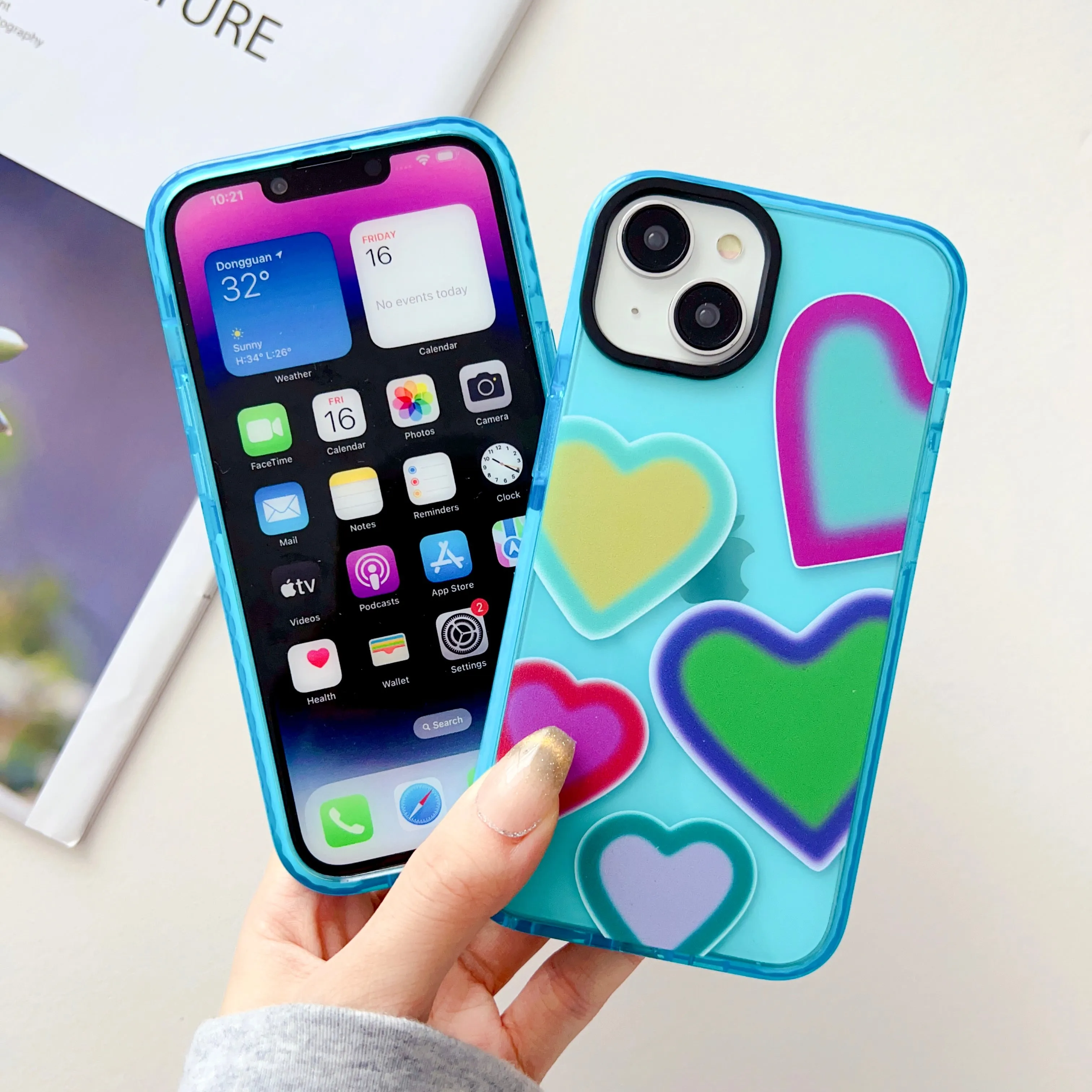 Heart Family Designer Impact Proof Case for iPhone