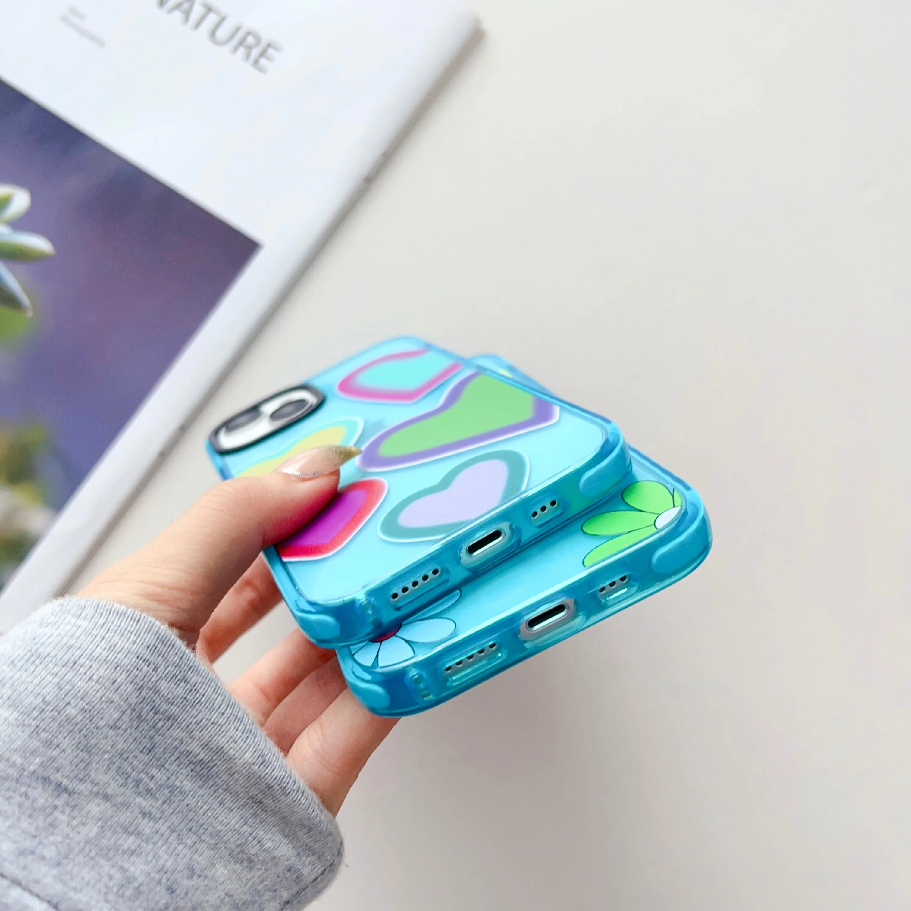 Heart Family Designer Impact Proof Case for iPhone