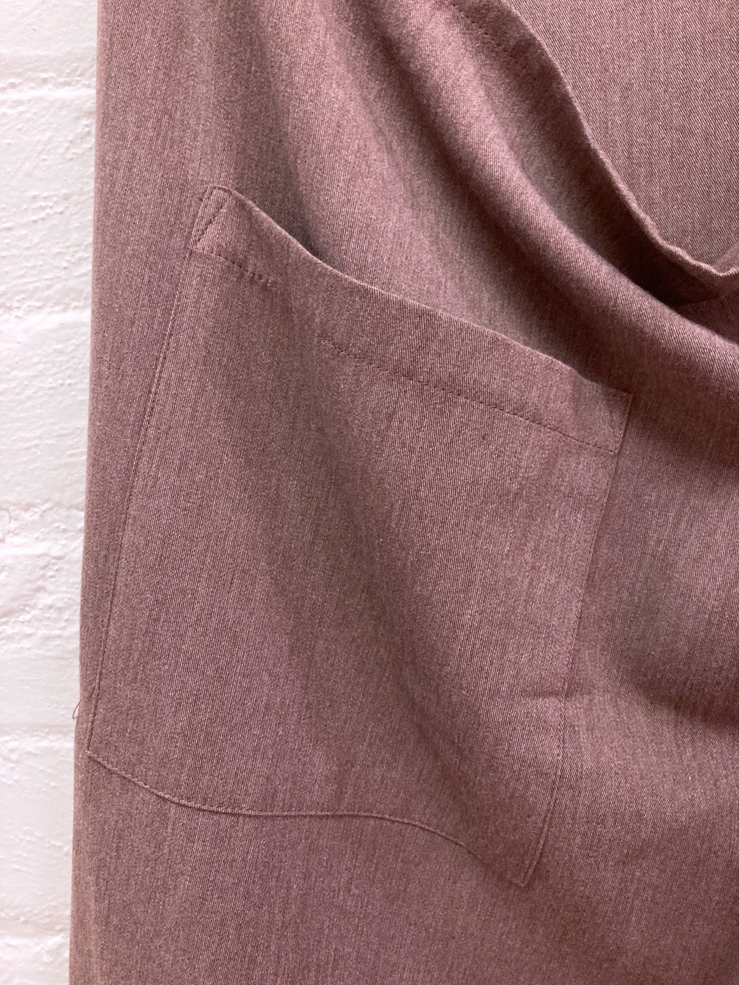 IM product Issey Miyake Design Studio mushroom-y wrap front apron dress