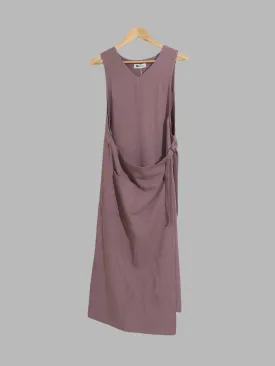 IM product Issey Miyake Design Studio mushroom-y wrap front apron dress