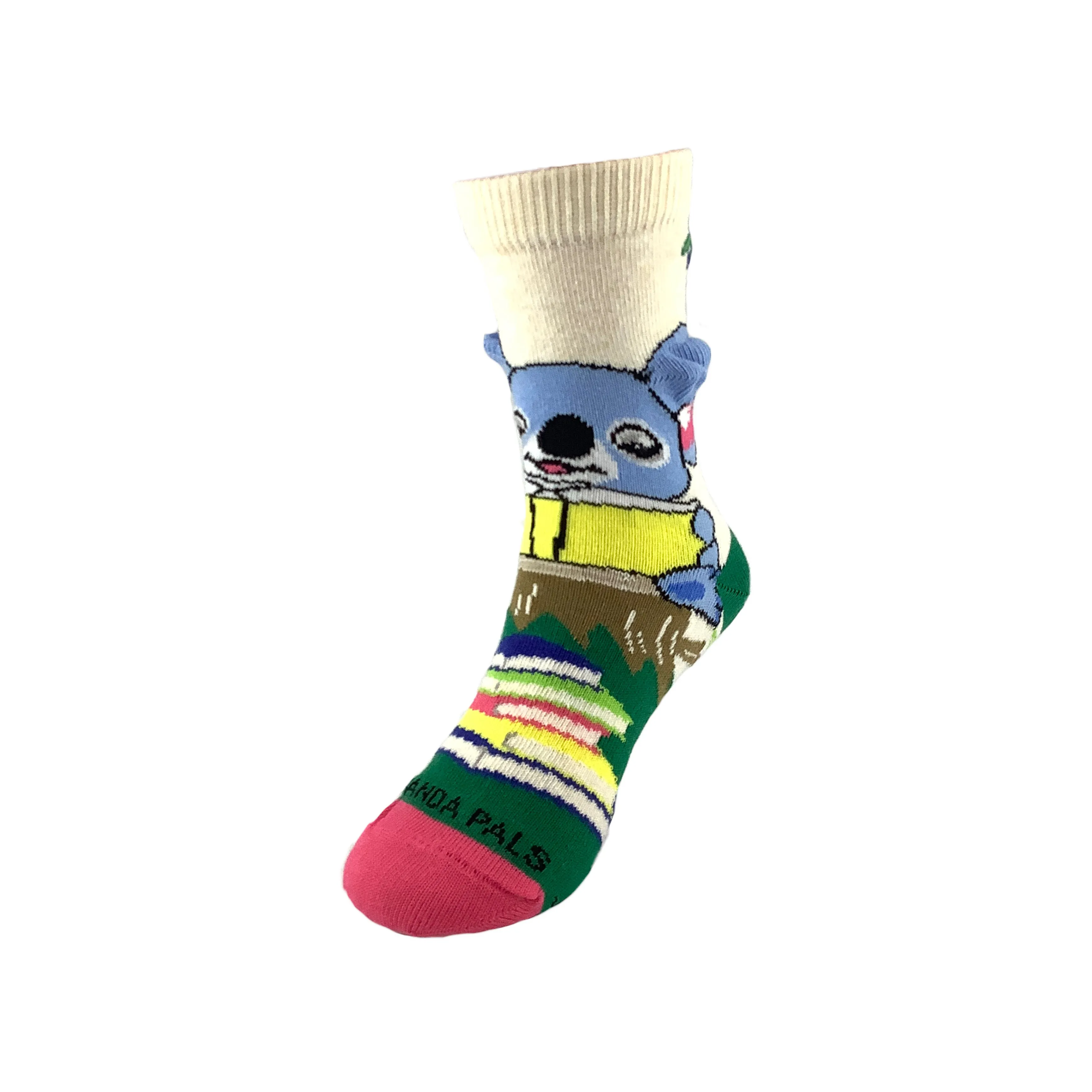 Koala Reading a Book Socks from the Sock Panda (Ages 3-7)