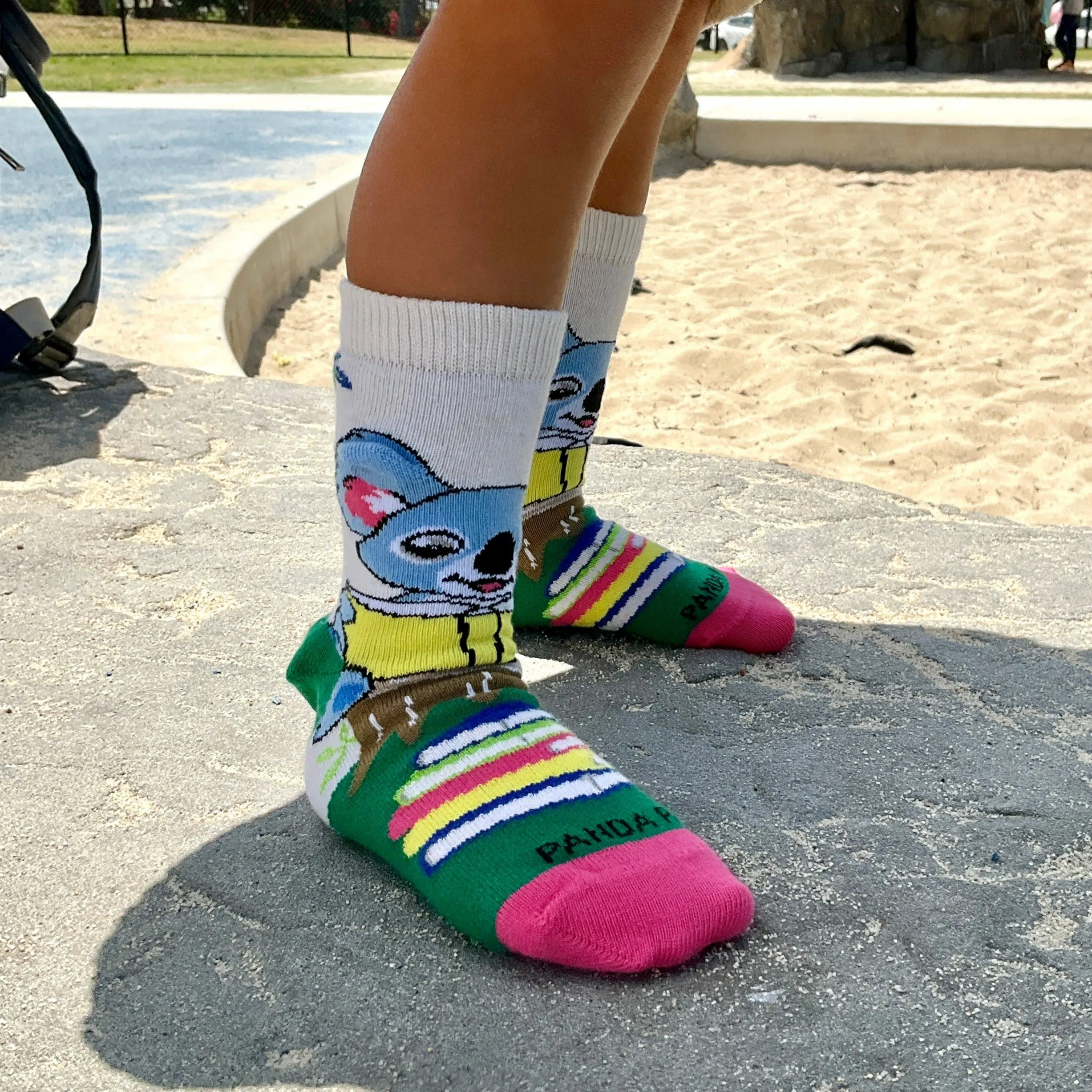 Koala Reading a Book Socks from the Sock Panda (Ages 3-7)