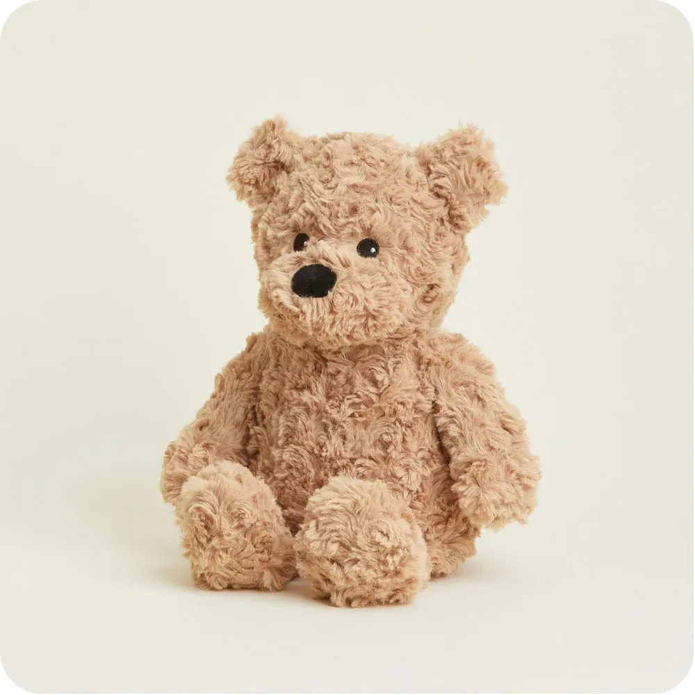Large Curly Bear Animal Warmie In Brown