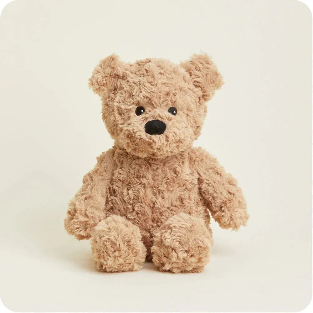 Large Curly Bear Animal Warmie In Brown