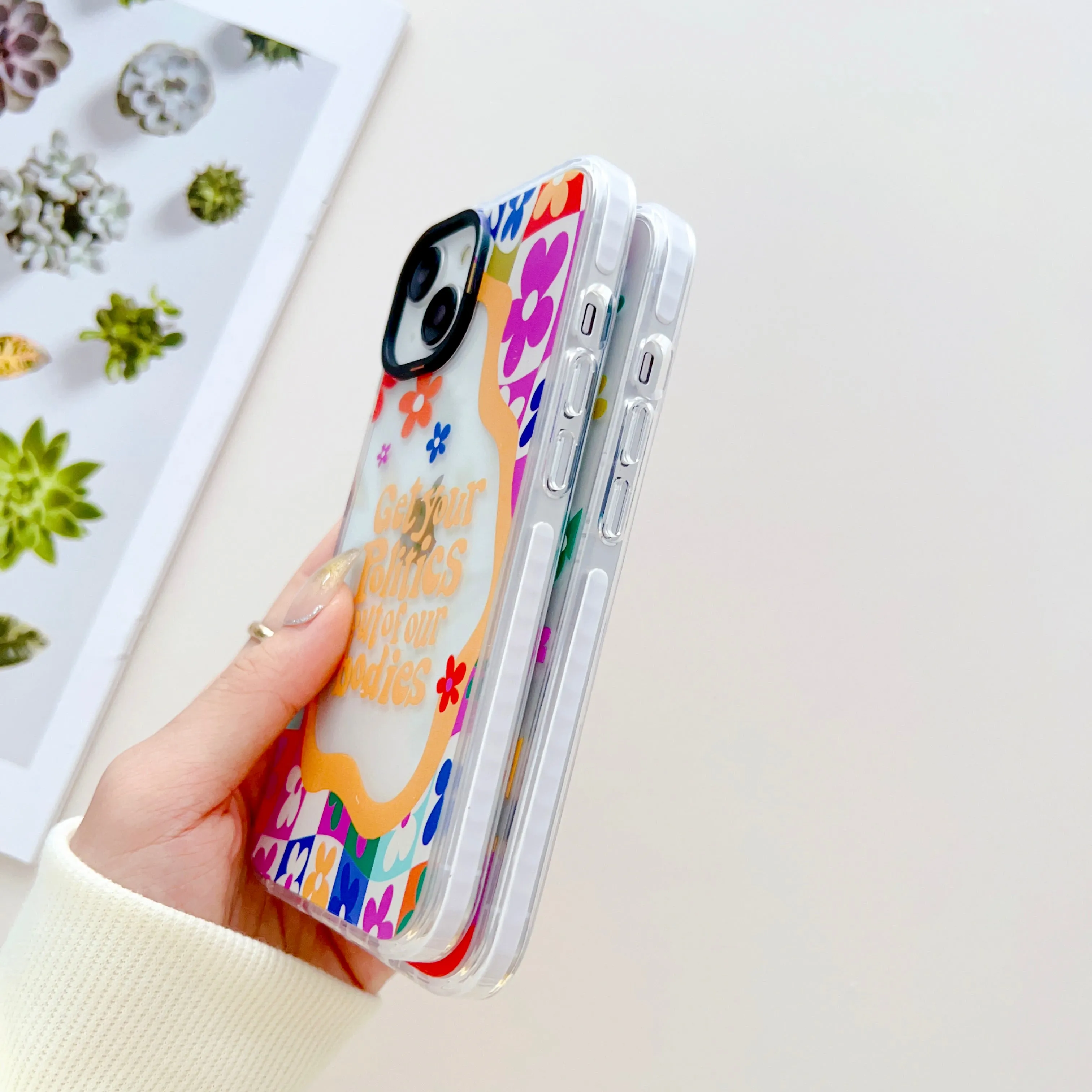 Let's Segregate ! Silicon Impact Proof Case for iPhone