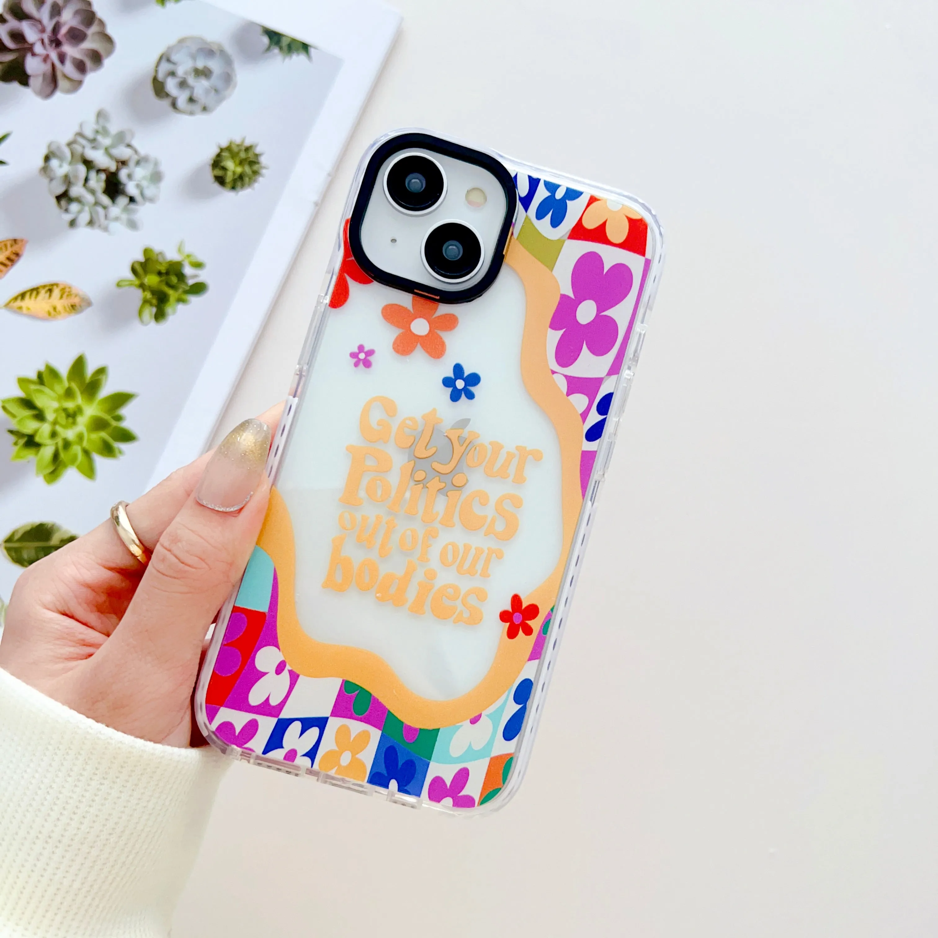 Let's Segregate ! Silicon Impact Proof Case for iPhone