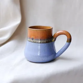 Lilac and Brown Ceramic Mug