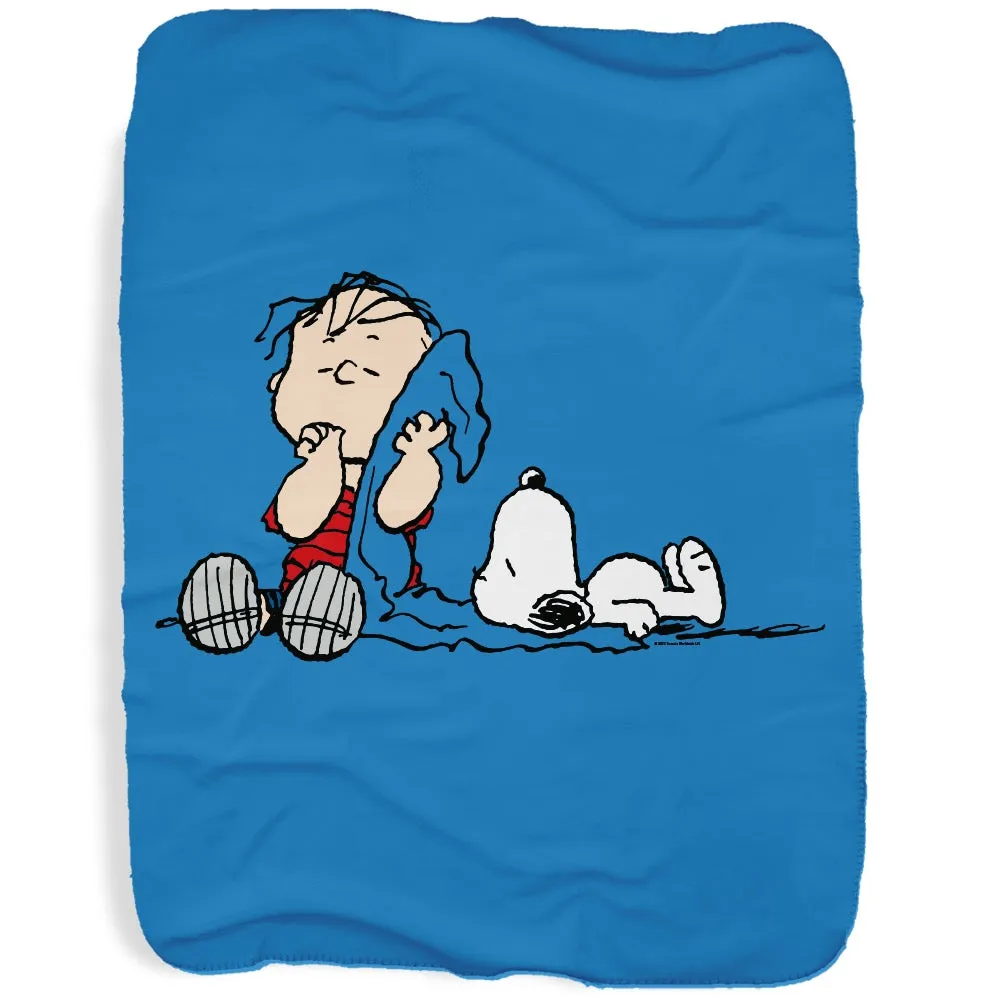 Linus & Snoopy Blanket Sherpa Blanket