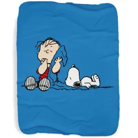 Linus & Snoopy Blanket Sherpa Blanket
