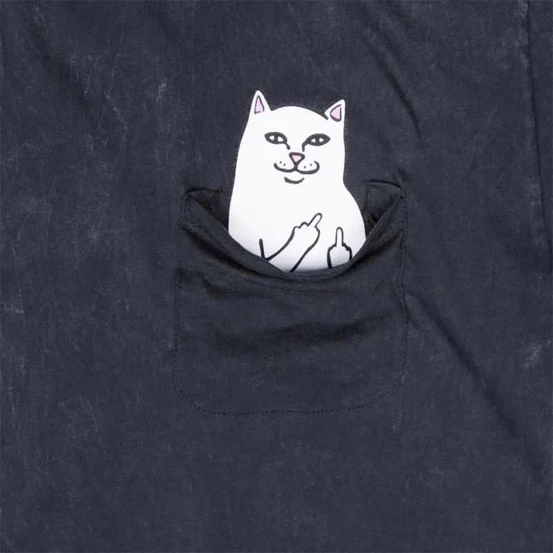 Lord Nermal Pocket tee (Black Mineral Wash)