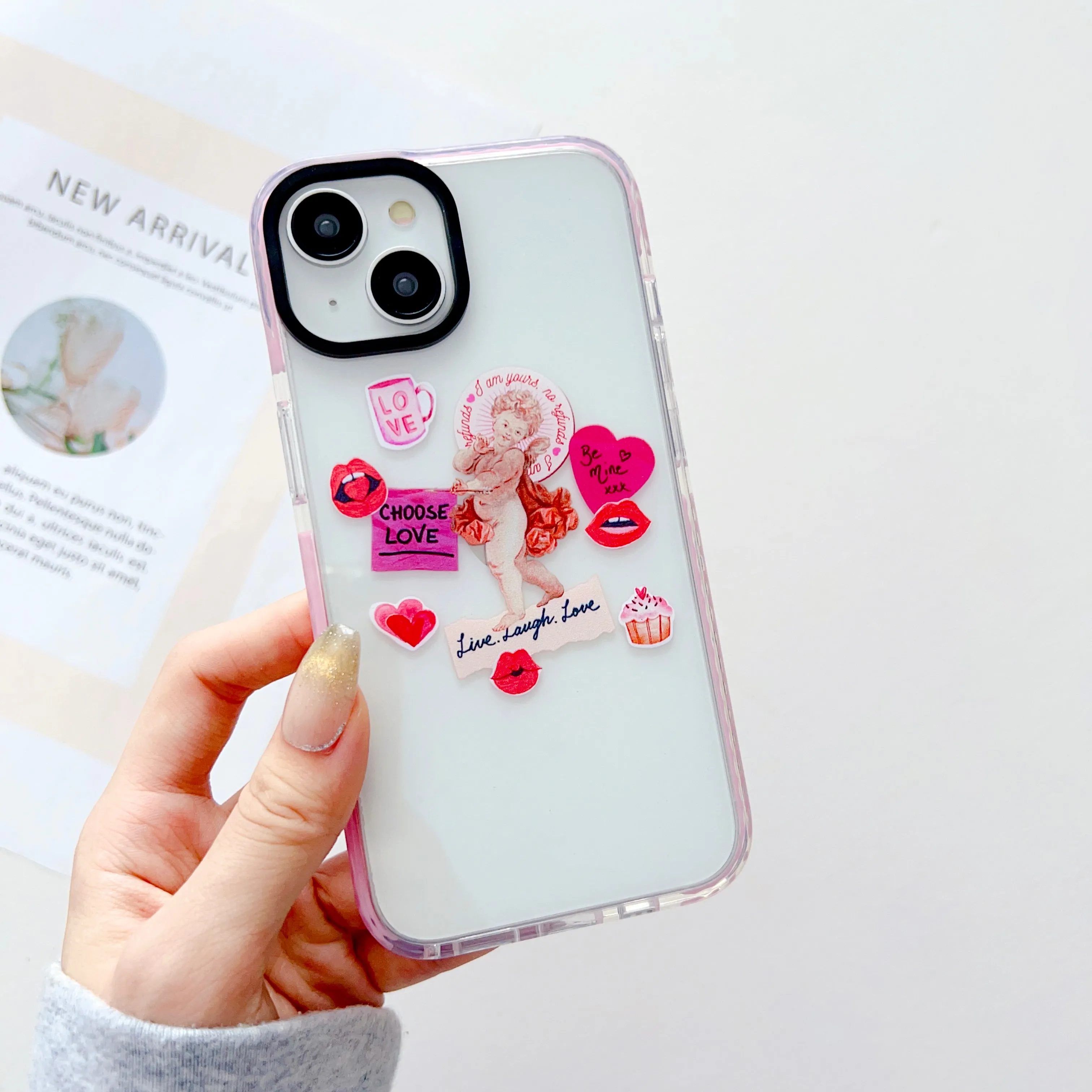 LOVE In Our Hearts Designer Impact Proof Silicon Phone Case for iPhone