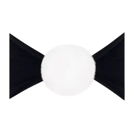 LUXE FUR POM: black/white