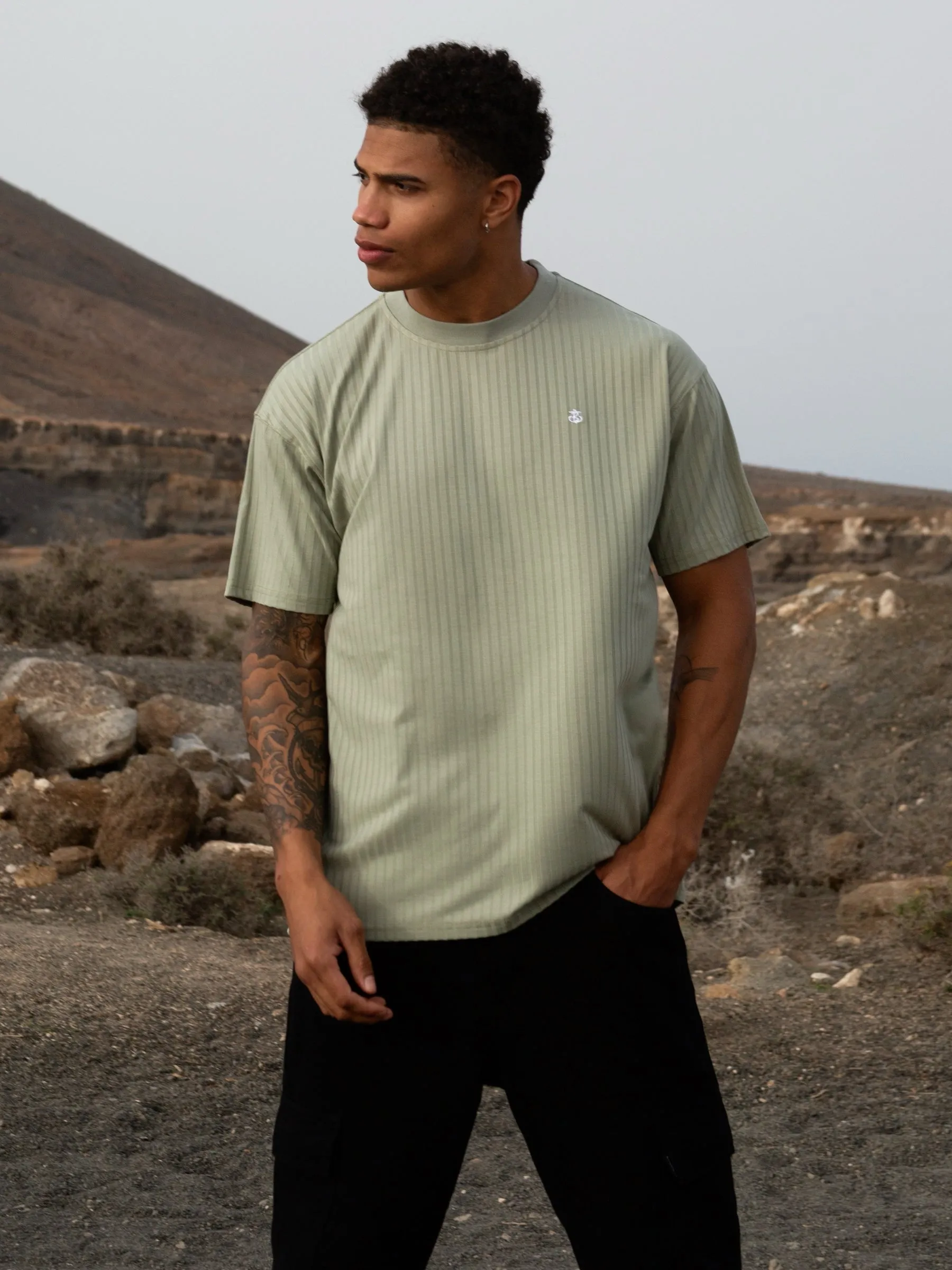 Mala Relaxed T-Shirt  - Sage Green