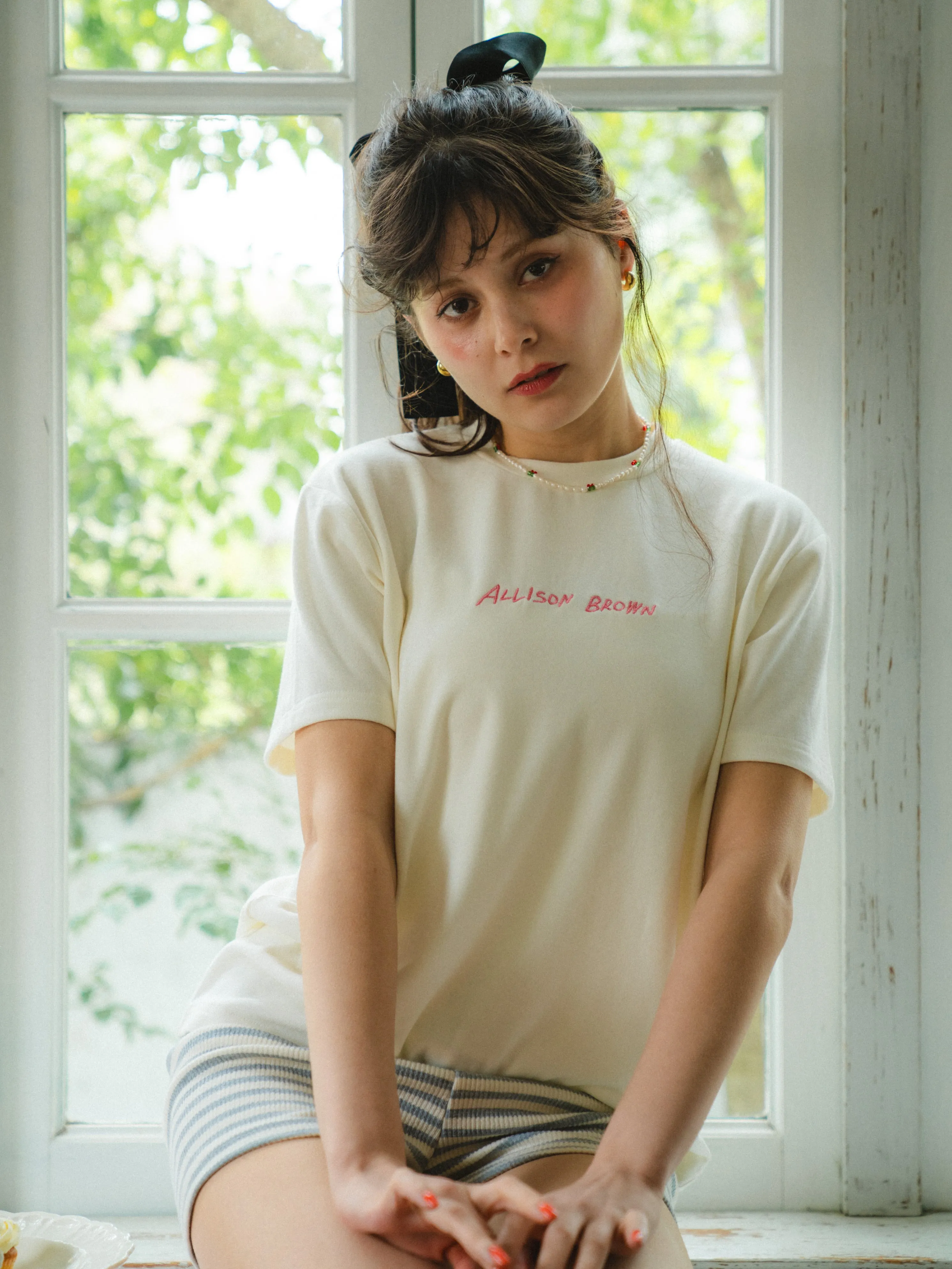 Marine Border Rib Short Pants
